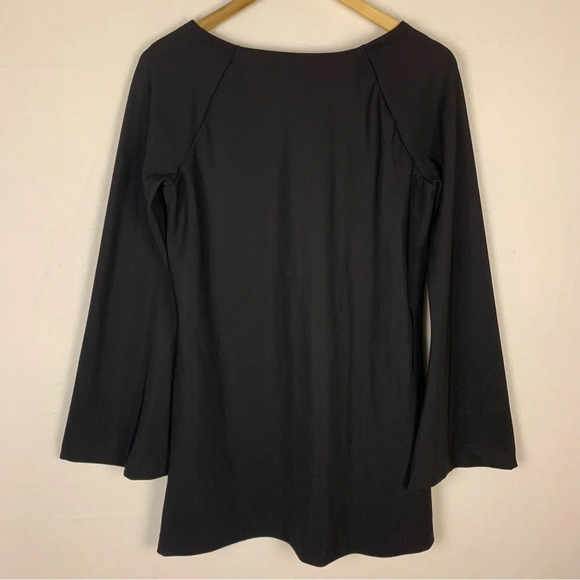 Carbon38 Long Sleeve Black Mini Dress Witchy Whimsigoth - Picture 2 of 6